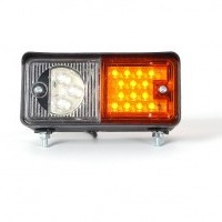 Luč prednja LED pozicija+LED smernik 12-24v, DESNA w